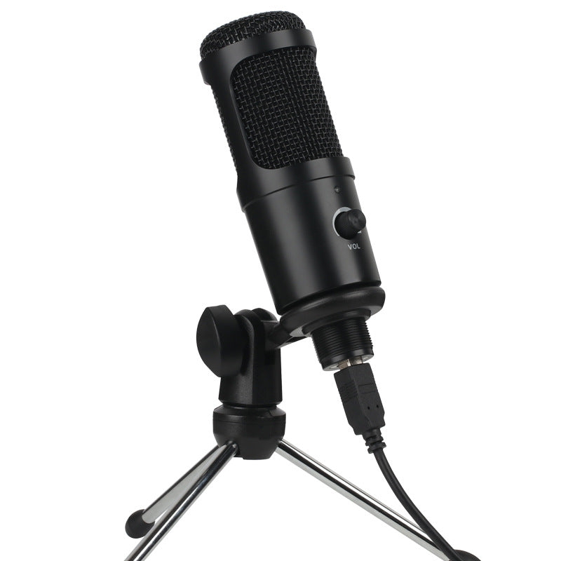 Computer game voice condenser microphone for live recording setup