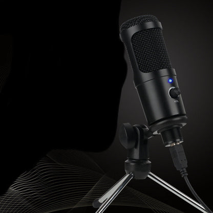 Computer game voice and live recording condenser microphone, desktop microphone for streaming and gaming