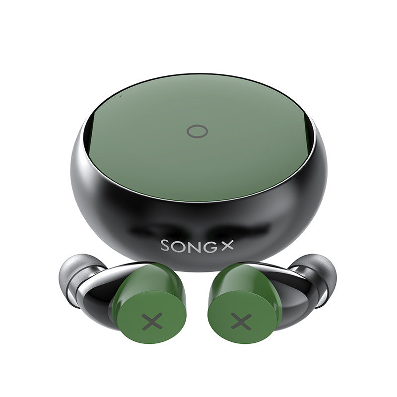 True wireless noise-cancelling Bluetooth earbuds with waterproof design and star loop detail