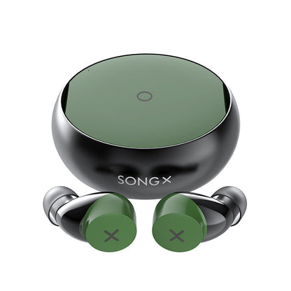 True wireless noise-cancelling Bluetooth earbuds with waterproof design and star loop detail