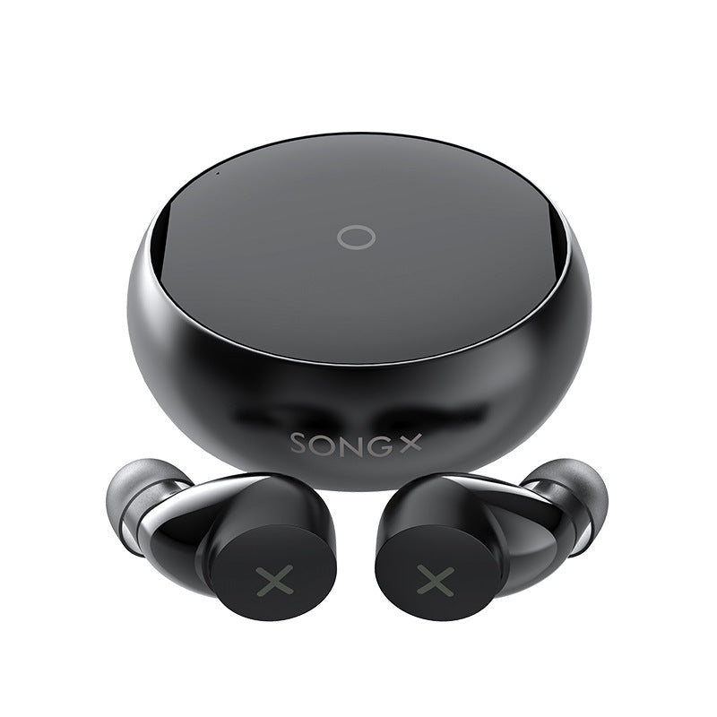 True wireless noise cancelling Bluetooth earbuds with waterproof design and star loop detail
