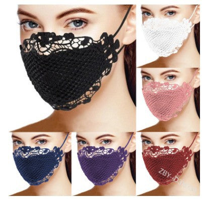 Women's outdoor driving and riding sunscreen mask for summer sun protection, Type 7, front view