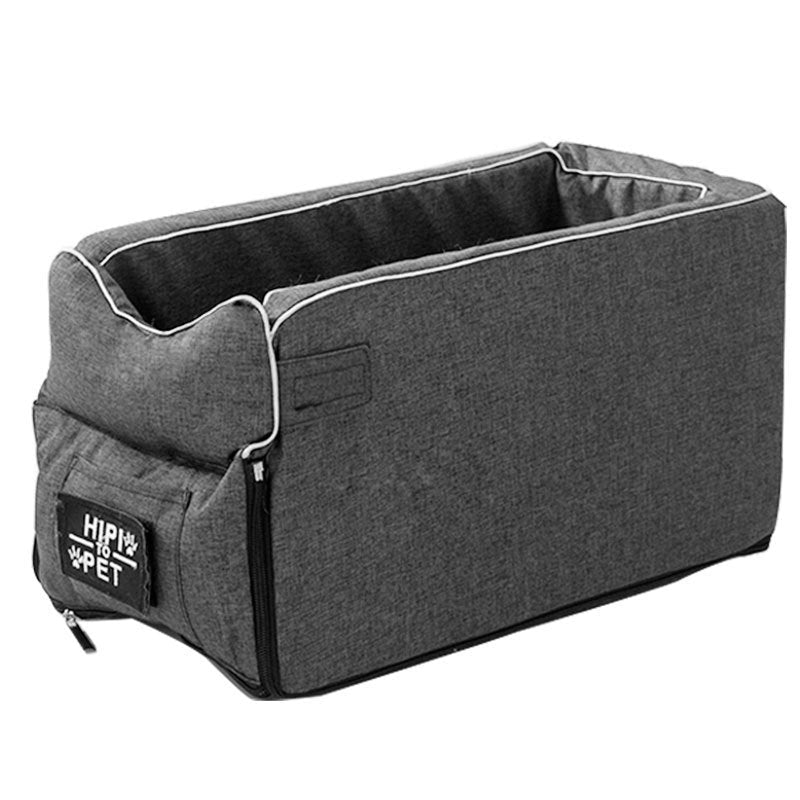 Car pet mat and four-season pet house for dogs and cats, durable enclosed design shown from the front