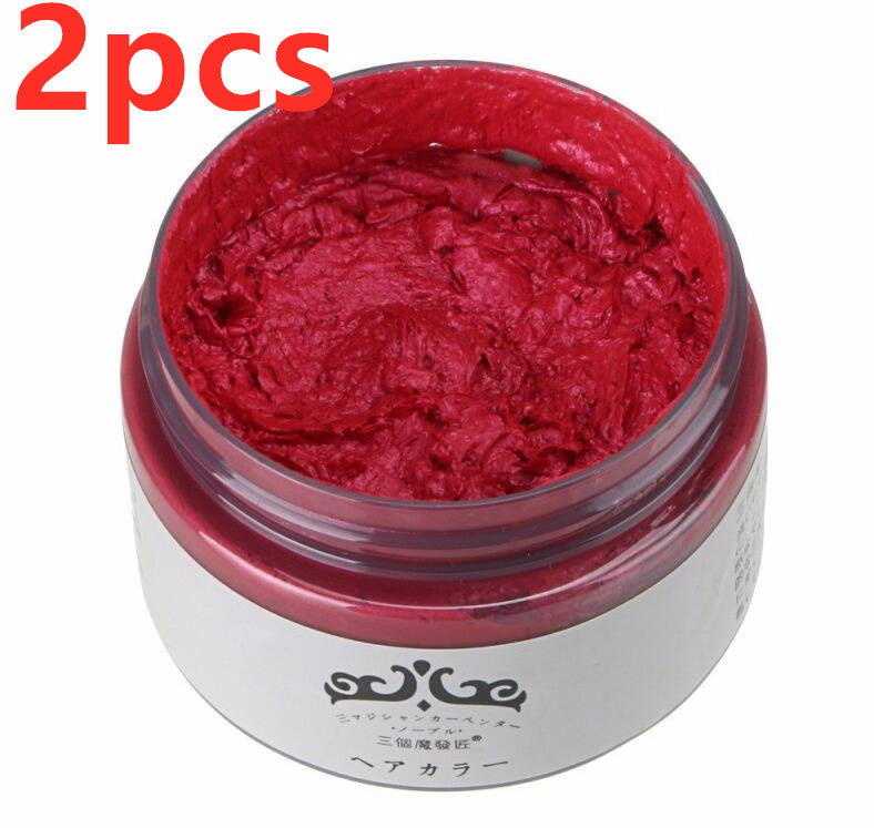Hair color wax by My Store in a compact container for temporary hair styling and coloring