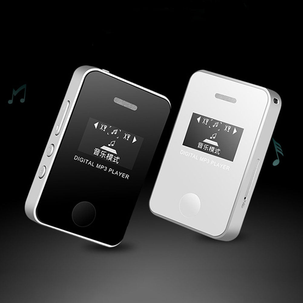 Student English learning MP3 player, portable audio device for language practice with controls and display