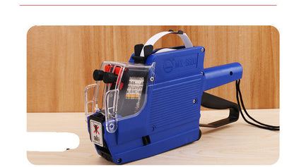 Coding machine price machine for supermarket, compact handheld labeling device with keypad and display