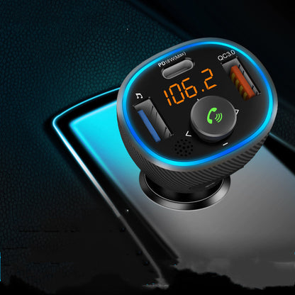 Car Bluetooth MP3 player with U disk music rhythm display by My Store