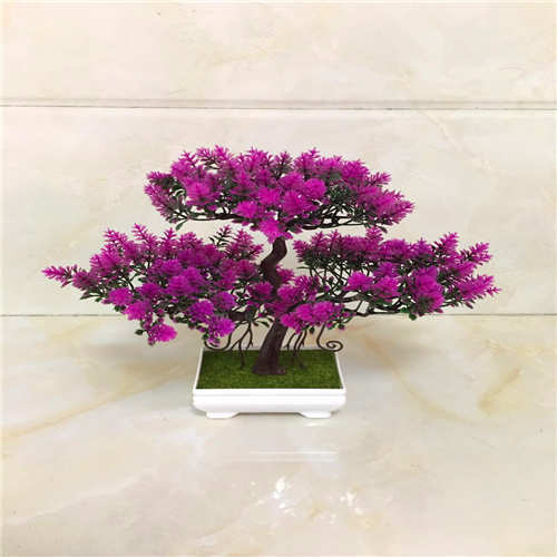 Podium Plastic Decorative Flowers in assorted colors and realistic floral design