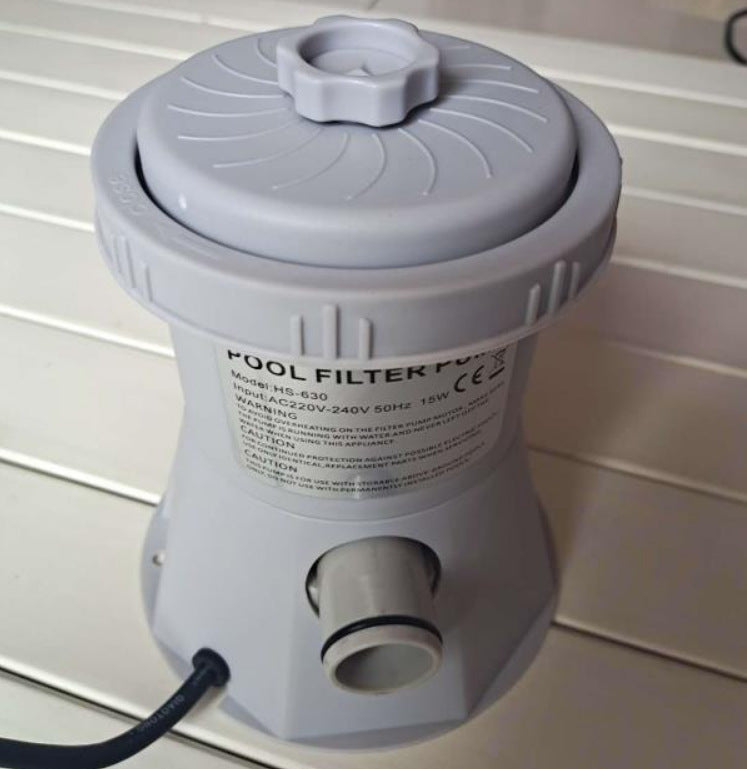 Swimming pool filter pump by My Store, compact filtration system for above-ground pools