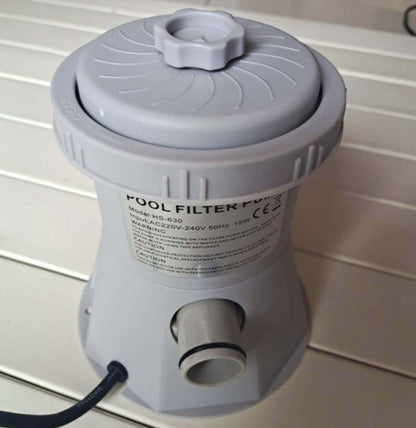 Swimming pool filter pump by My Store, compact filtration system for above-ground pools