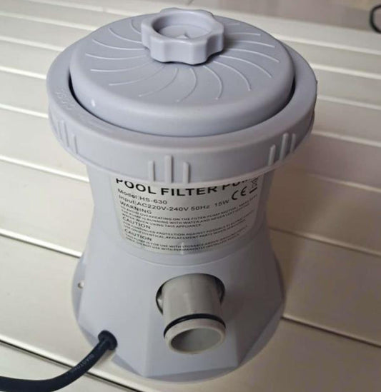 Swimming pool filter pump by My Store, compact filtration system for above-ground pools