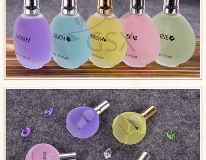 Women's floral perfume with jasmine, rose, and osmanthus fragrance bottle, light student scent