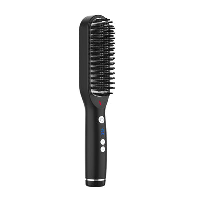 Straight hair comb and beard comb with fine teeth for grooming