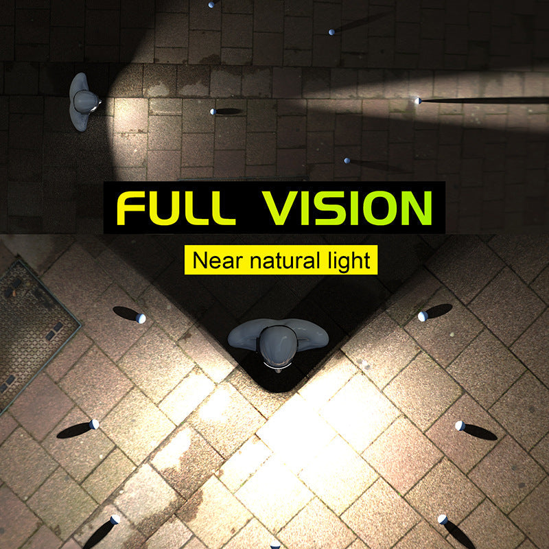 Multifunctional induction light for night running and fishing, compact wearable design with bright LED illumination