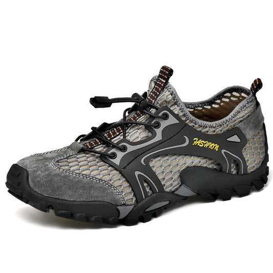 Outdoor wading trail running shoes, lightweight summer beach and diving footwear with breathable design