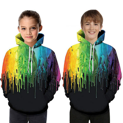 Digital printed children's hooded sweater for kids by My Store
