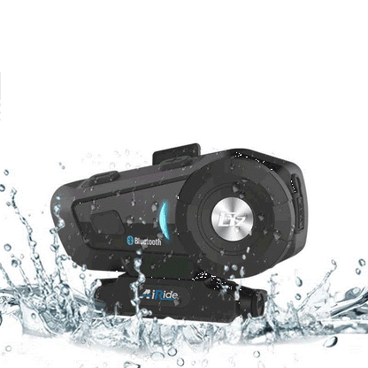 Multifunctional motorcycle Bluetooth intercom headset with compact wireless design