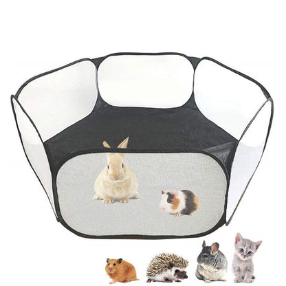Portable folding small animal playpen exercise pet cage tent for indoor and outdoor use by My Store