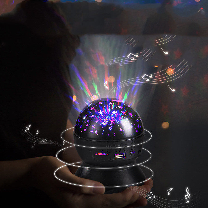 Bluetooth audio dream projector with colorful LED lights and built-in speakers, My Store