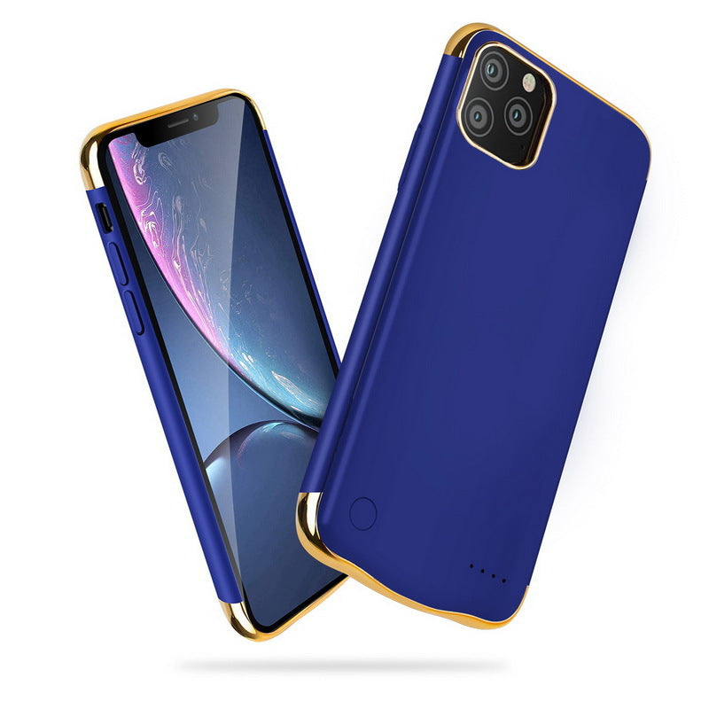 Back clip power bank battery mobile phone case by My Store, black accessory for mobile power users