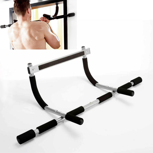 Indoor pull-up fitness equipment for sports training, shown in a compact design