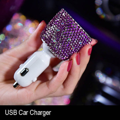 Women's aromatherapy car interior accessory for car decoration and fragrance organization
