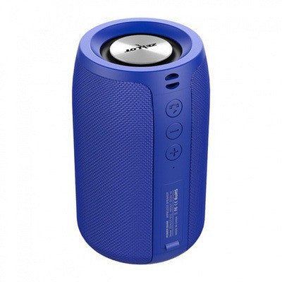 S5 wireless Bluetooth mini speaker card subwoofer, compact black portable speaker with control buttons
