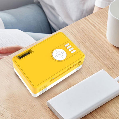 Portable smart projector for HD screenless TV and wireless home theater projection
