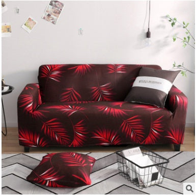 Printed sofa cushion cover with an all-over pattern for home furniture upholstery