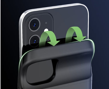 Ultra-thin TPU soft wireless battery bag with back clip by My Store
