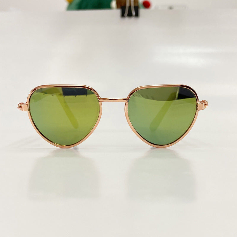 Creative fashion mini pet cat sunglasses, small stylish eyewear for cats