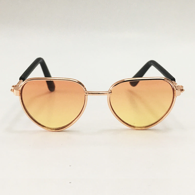 Creative fashion mini pet cat sunglasses in stylish design for small cats; My Store brand