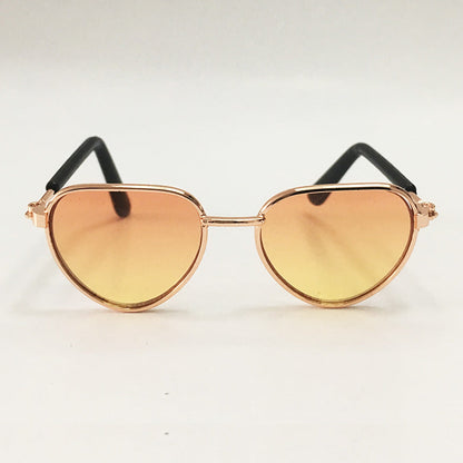 Creative fashion mini pet cat sunglasses in stylish design for small cats; My Store brand