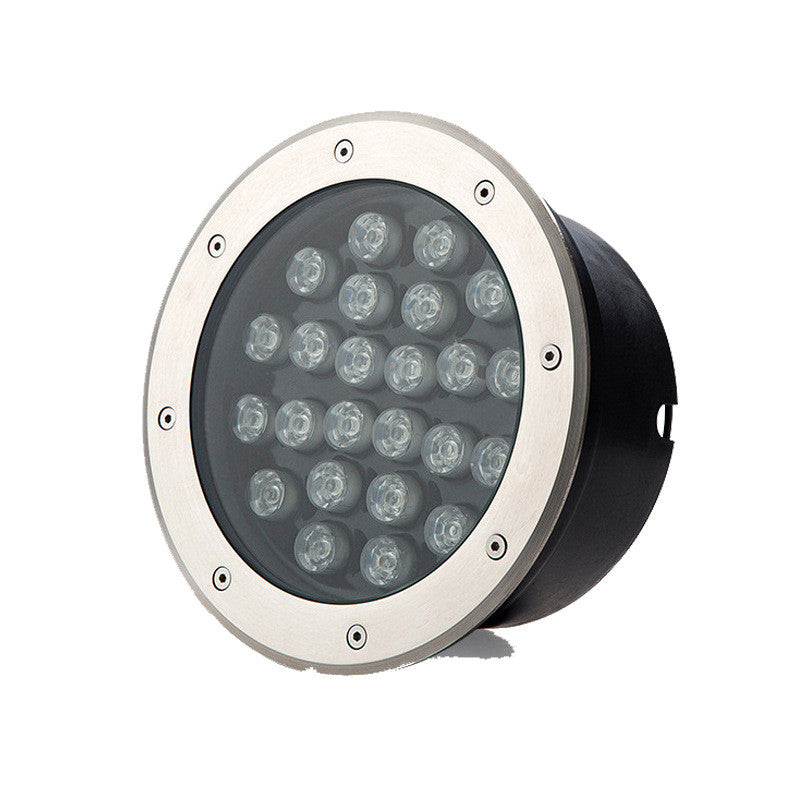 1W RGB LED underground outdoor waterproof lawn light for villa garden landscaping
