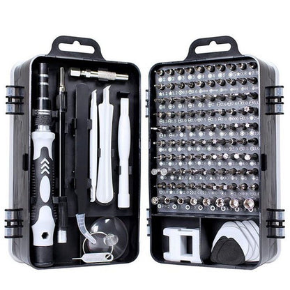 135-in-1 mobile phone disassembly and watch repair screwdriver tool set with precision bits and handles