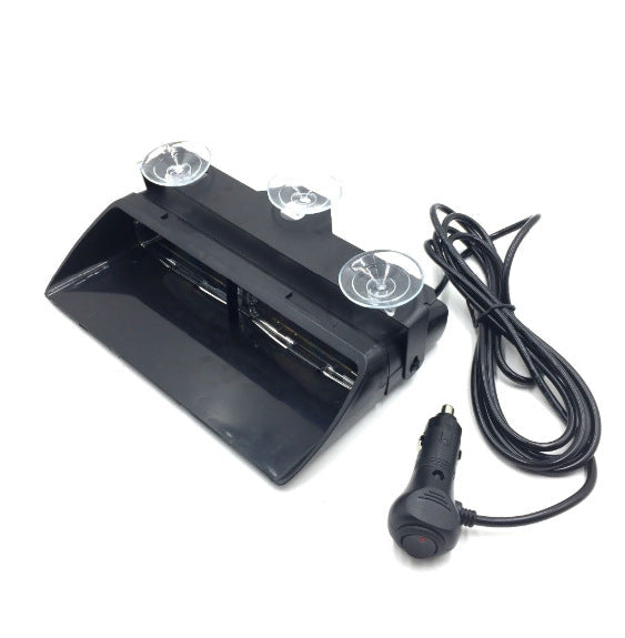 Multi-color 16LED strobe warning light with suction cup mount