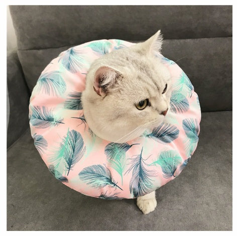 Waterproof pet sterilization headgear for bite, lick, and scratch protection