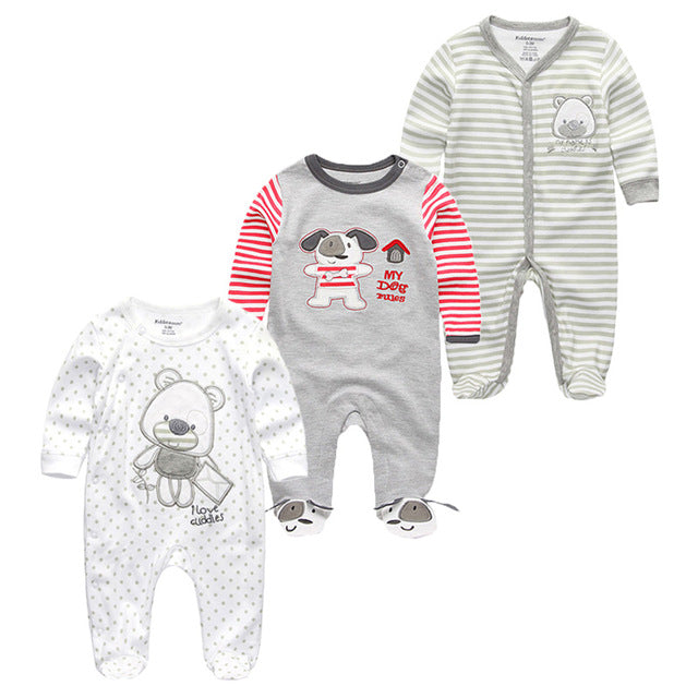 Baby girl long sleeve winter clothing set with cozy top and matching bottoms