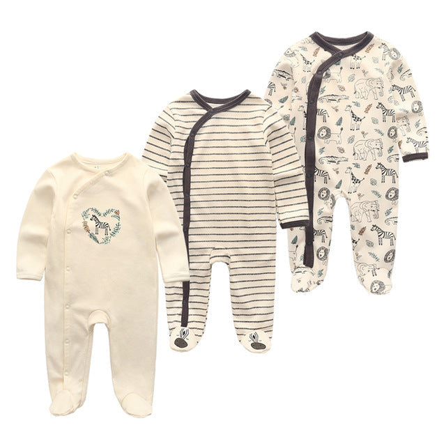 Baby girl winter clothing set with long sleeve top and matching bottoms