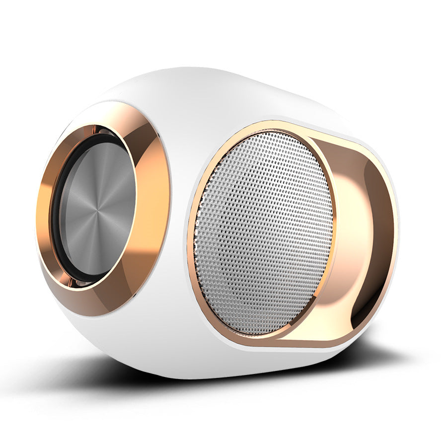 X6 Bluetooth wireless speaker subwoofer, compact black audio device by My Store