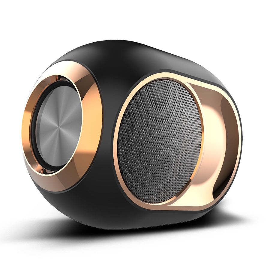 X6 Bluetooth wireless speaker subwoofer by My Store, compact black audio device with visible speaker grille