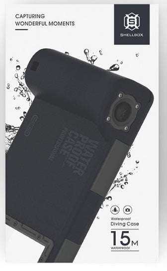 Mobile phone all-inclusive waterproof shell, compatible universal design, transparent protective case