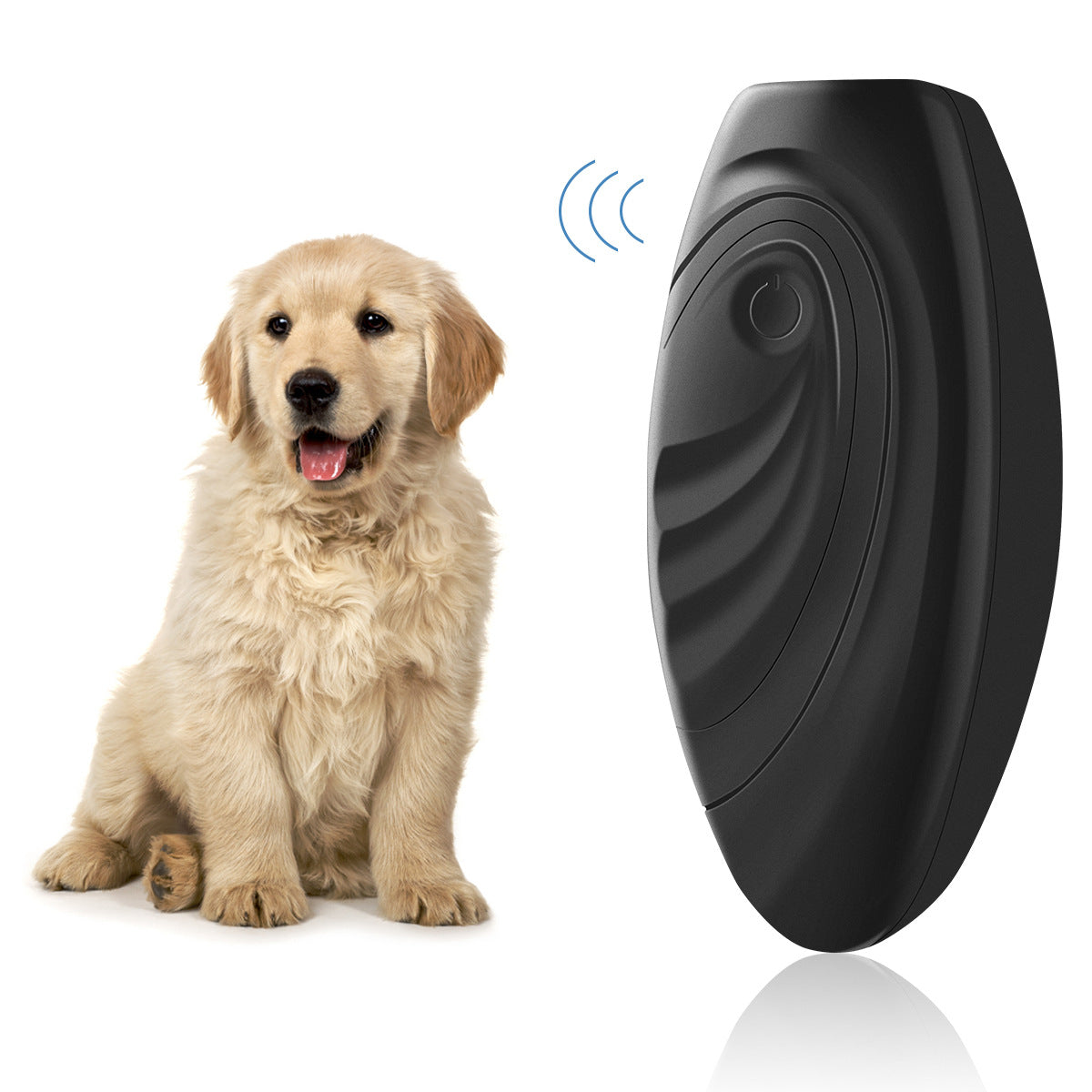 Ultrasonic dog repeller and dog trainer device by My Store, compact handheld design