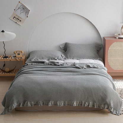 Nordic Nap single double air conditioning blanket in soft fabric, displayed flat for bedding use