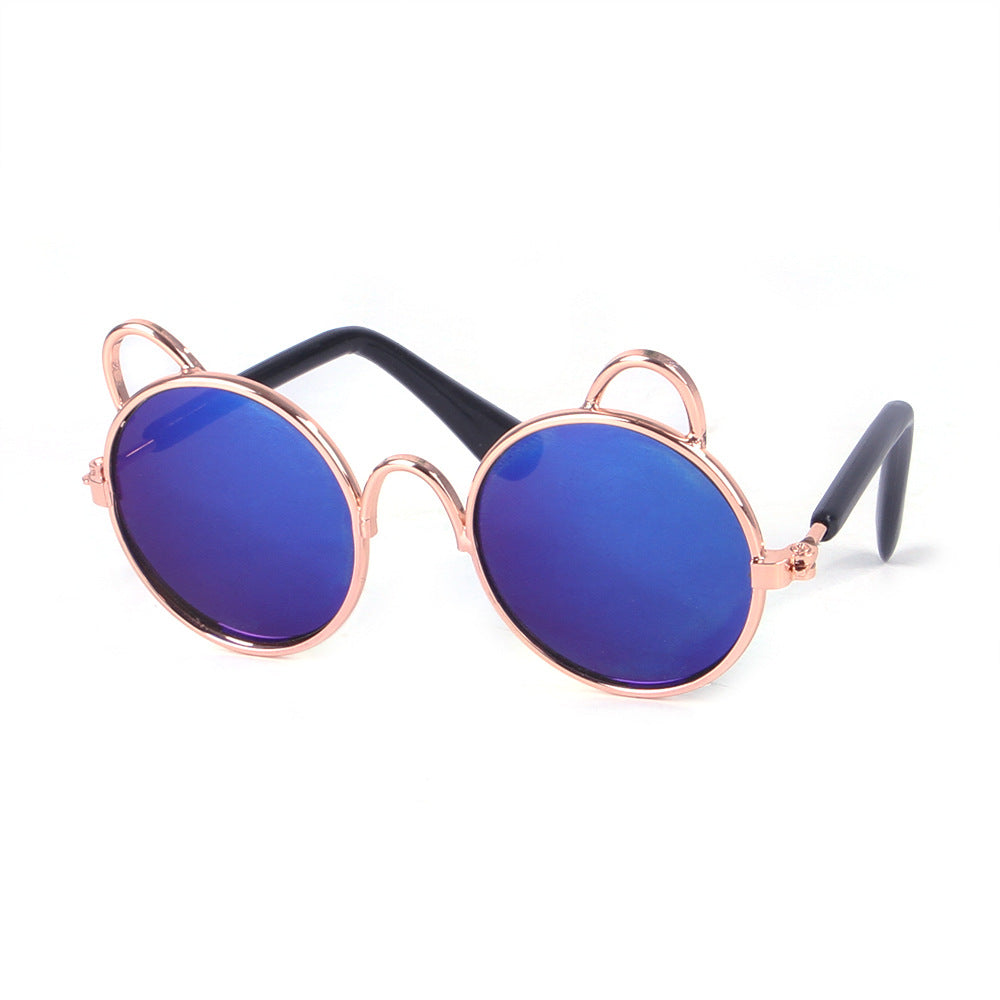 Cute cat and teddy dog sunglasses in playful animal designs