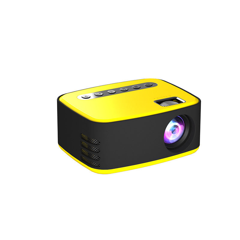 Mini portable projector with 1080P HD resolution for home entertainment setup