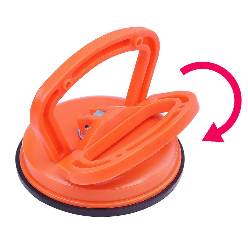 Large suction cup PDR tool, portable one-handed puller for dent repair