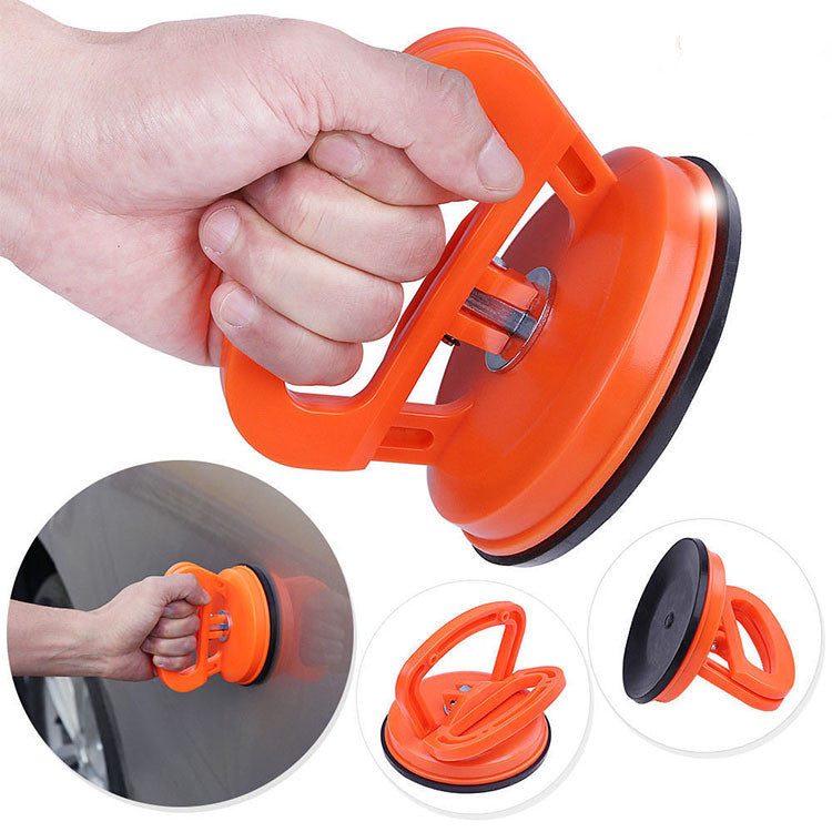Large PDR suction cup dent puller, portable one-handed tool with powerful grip for car body repair