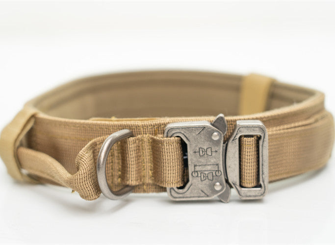 Nylon dog collar for large and medium-sized dogs, adjustable pet collar in durable material