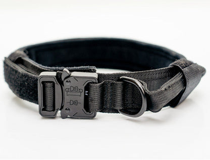 Nylon dog collar for large and medium-sized dogs, adjustable pet collar with durable design